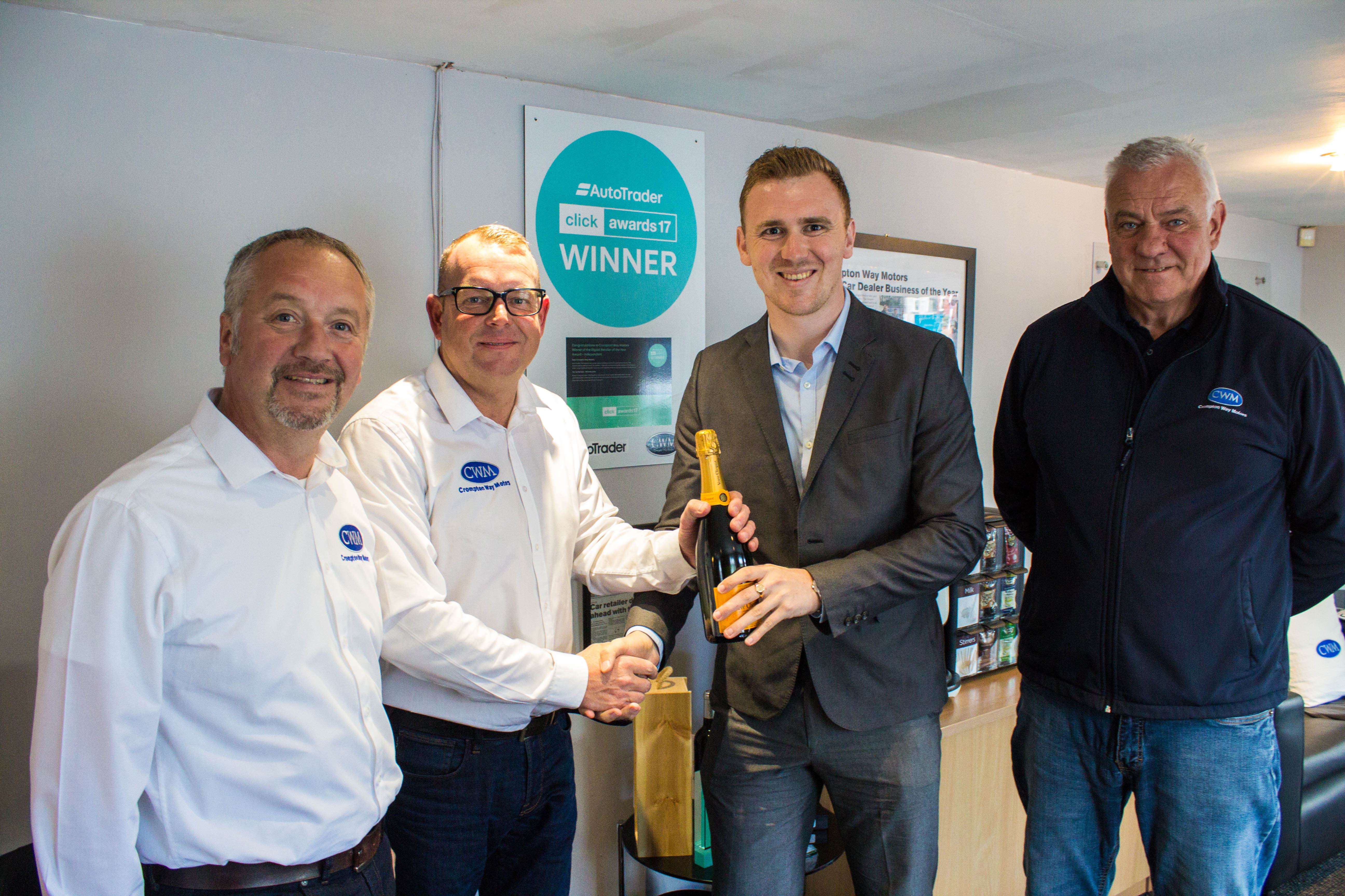 Click Dealer Celebrates Double Success At AutoTrader s Click Awards 