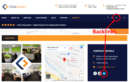 Click Dealer LinkedIn SEO Backlinks