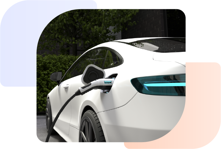 an EV vehicle advertised on bespoke website design by Click Dealer