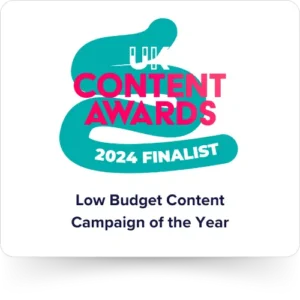 click dealer finalist at uk content awards 2024