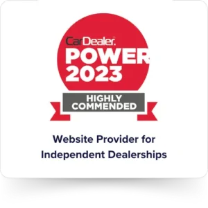 click dealer highly commended at car dealer power awards 2023