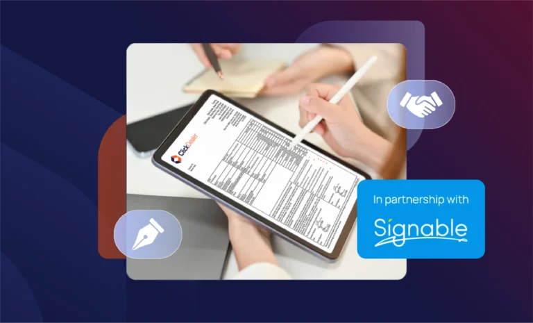 Click Dealer in partnership with Signable for E-Signature solution